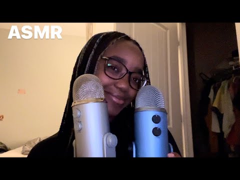 ASMR I GOT A NEW MIC!! 🎉 (up close whispering + unboxing a little surprise :)