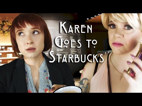 Karen Goes to Starbucks [ASMR] Feat. Amy Kay ASMR