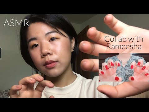 ASMR | INVISIBLE SCRATCHING COLLAB with Rameesha ASMR