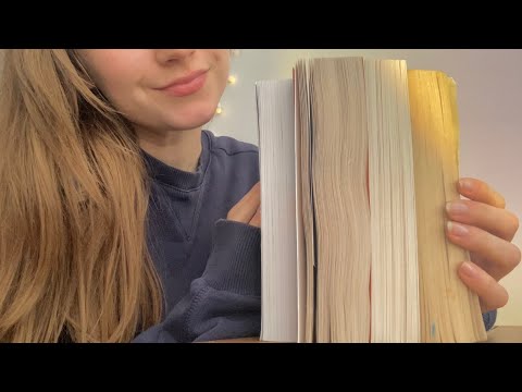 ♡ ASMR showing you books on my goodreads lists ♡ whispered book ramble