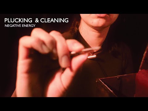 ASMR CLEANING ENERGY, ASMR PLUCKING NEGATIVE ENERGY, ASMR HAND MOVEMENTS MOUTH SOUNDS