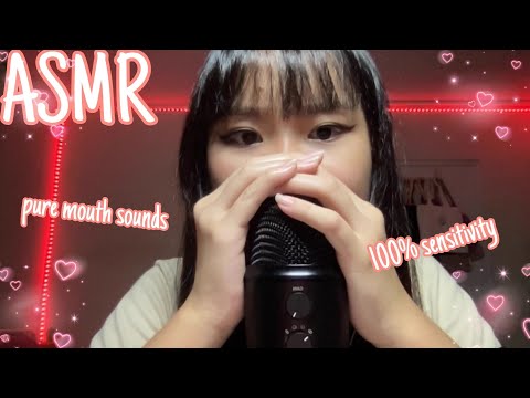 ASMR pure mouth sounds at 100% sensitivity♡
