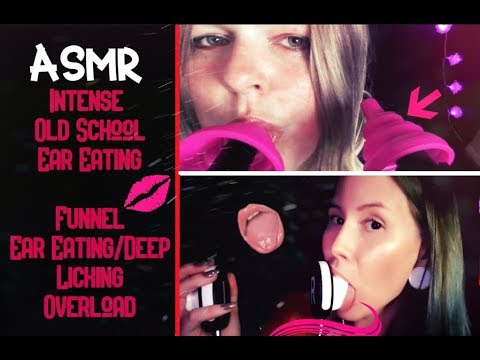 ASMR  | Intense Ear Eating Old School | Funnel Overload 👅👂 Collab Ft TingleTown ASMR.
