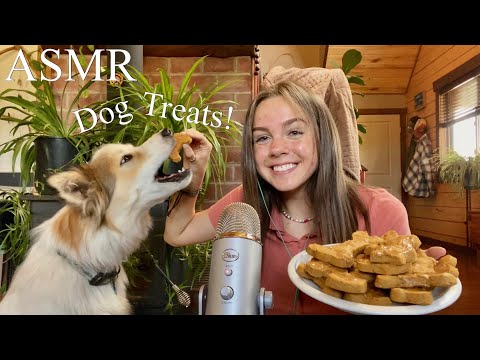 ASMR Making & Eating Dog Treats