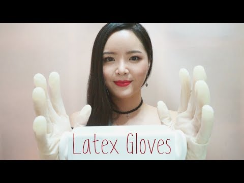 [ASMR] 쫀득한 라텍스 장갑 이어터칭 Latex Gloves Ear Touching and Cupping
