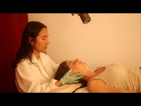 [ASMR] Chiropractic Adjustment and Spine Assessment with Julia (Medical Roleplay, Real Person)