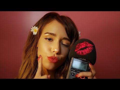 ASMR TASCAM for Deep Relaxation ~ Kissing, Mouth, Brushing, and Visual Triggers [no talking] 😴