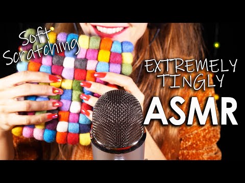 ASMR SOFT SCRATCHING FELT 😍 PURE BRAIN BLISS 🧠 EXTREMELY RELAXING 4k (No Talking) Blue Yeti