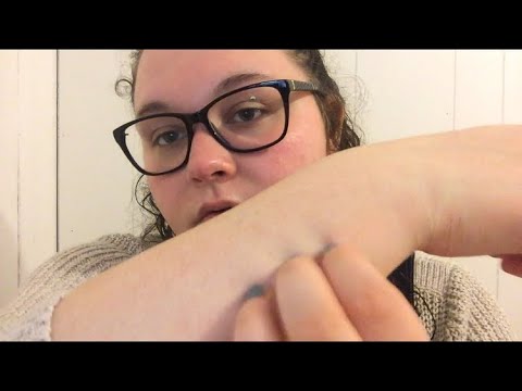 asmr- fast & aggressive skin scratching (w/ sweater scratching & soft whispers) ✨