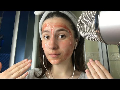 Asmr skin care and hair care care 💫💕 Asmr in one minute ❤️