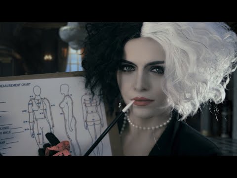 ASMR | Cruella Makes You Her Apprentice | ( Role Play, Measuring, Personal Attention )