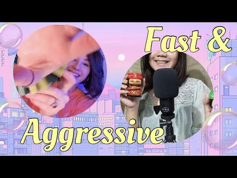 ASMR: FAST & Aggressive Assortment with my friend Lei 💜☁️