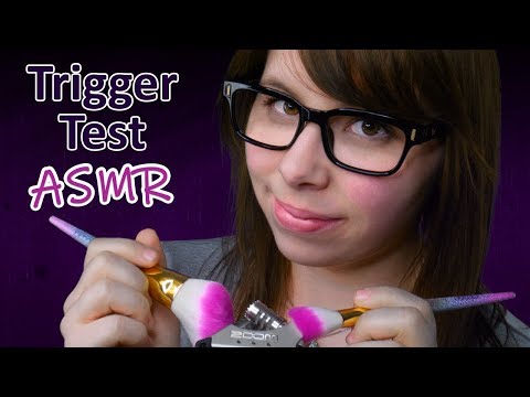 ASMR Trigger Test - 10 Triggers No Talking (Tapping, Gloves, Brushing)