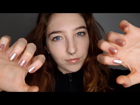 ASMR scratching away bad vibes | whispering & hand movements for sleep 🌙