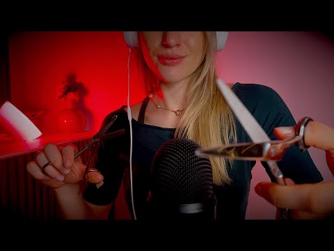 ASMR | Pulling And Snipping Your Anxiety & Scissor Sounds | Calming Anxiety