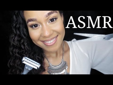 ASMR Relaxing Shave & Haircut Roleplay (Shaving & Scissor Sounds)