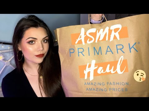 ASMR Primark Haul | Tapping, Scratching & Crinkle Sounds (whispered) 🛍