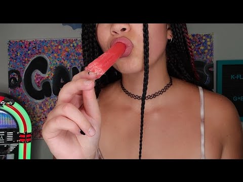 😋👄Double Popsicle ASMR 🍭🍦
