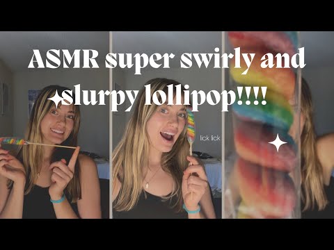 A succulent and sweet lollipop ASMR!! The ever so requested swirly lollipop video🍭