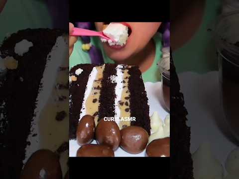 Banana 🍌 pudding, Chocolate Explosion Cake 🍰 #asmr #shorts #chocolatecake #pudding