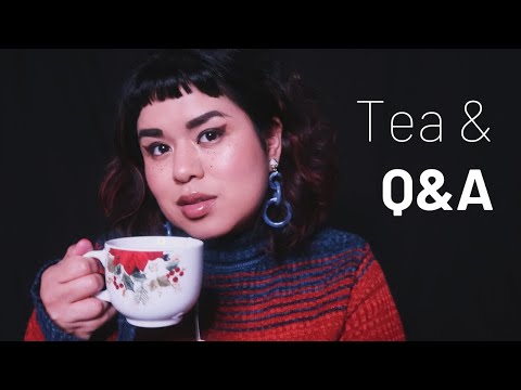 ASMR - Almost 1 HOUR of Tea Show & Tell, Whispering & Q&A