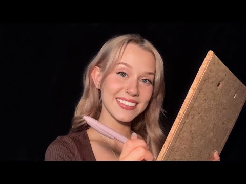 ASMR | Asking You Personal/Detailed Questions (Interview Roleplay)