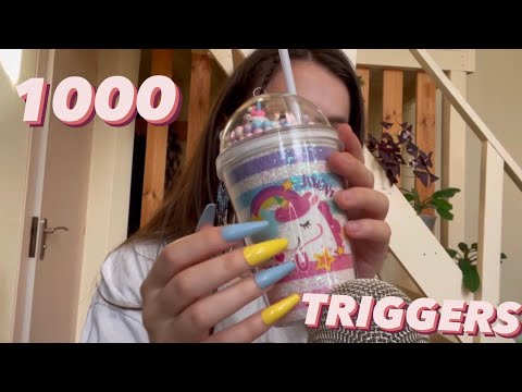 Asmr 1000 triggers in 10 minutes ❤️