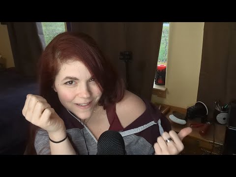 ASMR - Soft Spoken to Inaudible Whisper Rambling and Sounds Video - Tweezers, Gloves, Crinkles