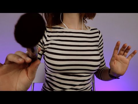 ASMR - Dedication to SoftAnnaPL (Close Up Ear Whispering / Face Brushing / Personal Attention)
