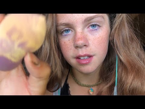 ASMR Doing Your Makeup (Personal Attention, Face Brushing, Up Close Whispers)
