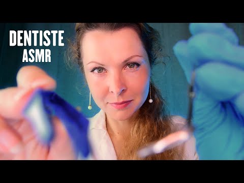 ASMR DENTISTE 🦷 presque réel 🦷 ( français roleplay médical médecin )
