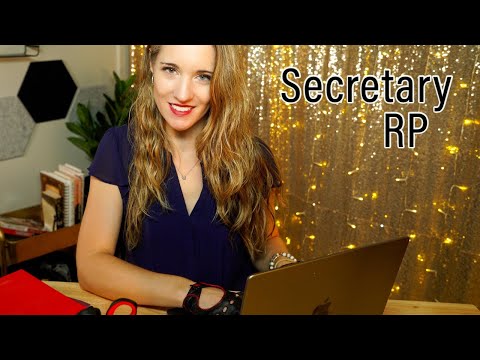 Secretary Role Play ASMR