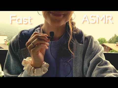ASMR Outside | Fast Paced Trigger Assortment & Hotel Room Tour