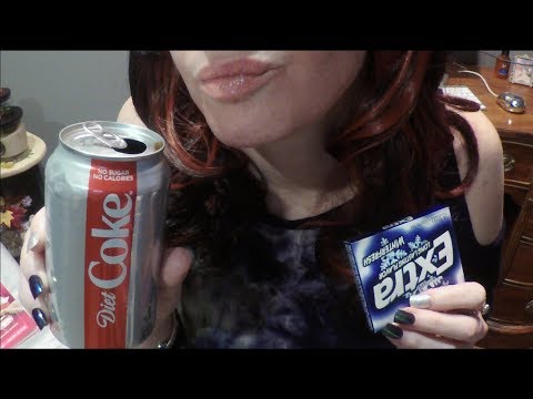 ASMR Gum Chewing Story Time. Giving Birth to Twins. Soda & Whisper