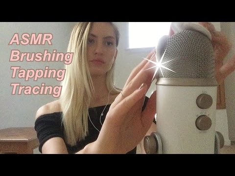 ASMR Hypnotic Brushing, cotton sounds, Tapping, Lotion, Scratching