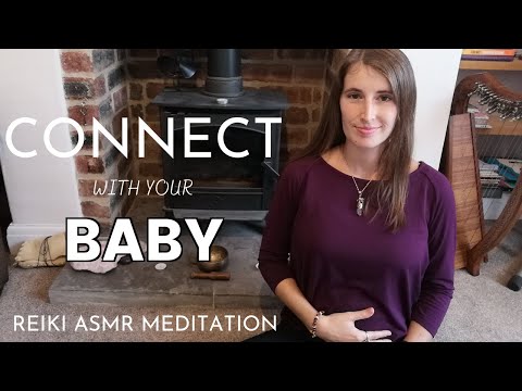 ASMR Reiki Healing Attunement | Guided Pregnancy Meditation + Hypnobirthing