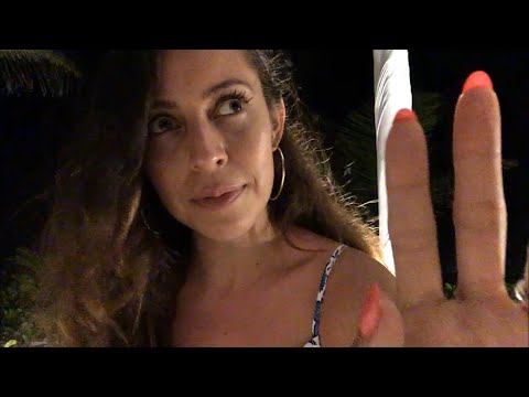 ASMR Cancun Vacation Beach Sounds With Hand Movements