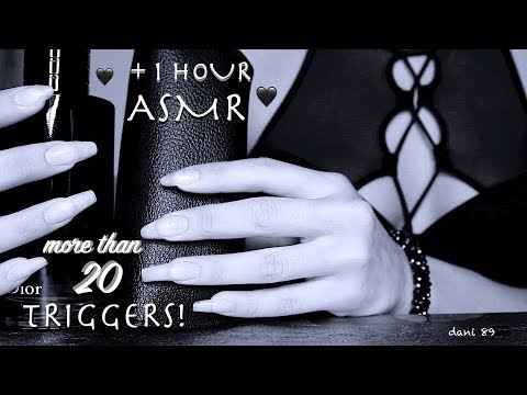 🖤 MORE THAN 20 DIFFERENT TRIGGERS for the Best Relaxation 🎧 Binaural ASMR ✶ Black & White + extra! ★