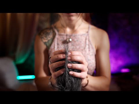 🍀 ASMR I will Cleanse your Aura | Soft Windproof Sounds for Sleeping | Brain massage
