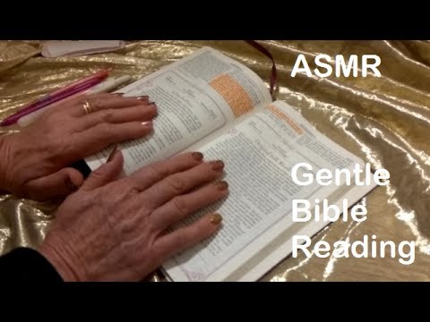ASMR Bible Reading/Study with prayer : Acts 9 - Soft Spoken with light tapping and Page turning