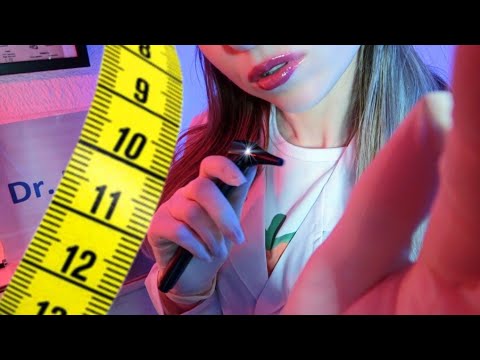 ASMR Ear Exam - Cleaning and Measuring, Doctor Roleplay with Peaches