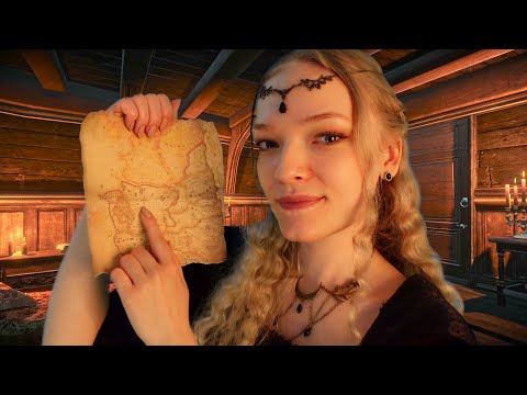 Teaching you the Witcher Game Alphabet 📜⚔️ The Witcher ASMR Roleplay