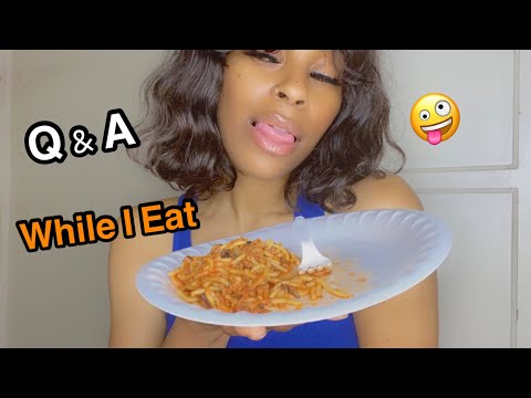 Little Q&A While I Eat | Crishhh Donna