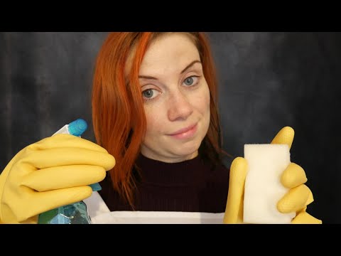 ASMR - Black Country Maid Cleans you up (You are a shelf or something)
