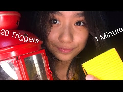 ASMR ~ Agressive 20 Triggers In 1 Minute
