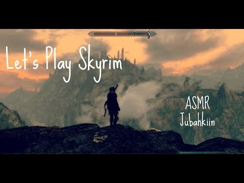 Lets Play Skyrim 3 *binaural ASMR/whisper*