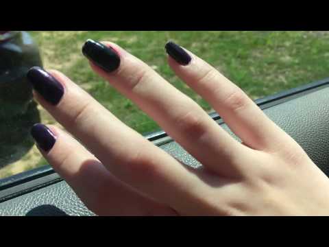 CAR ASMR - fast tapping and scratching in a car - no talking