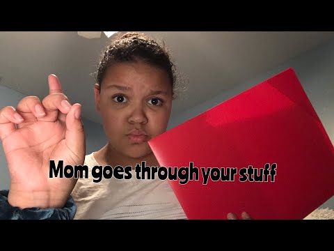ASMR- mom goes through your things again 🙄 (sassy role-play)