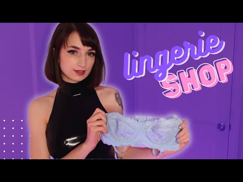 ASMR | Luxury Lingerie Shop Roleplay 💝 shopping for your gf
