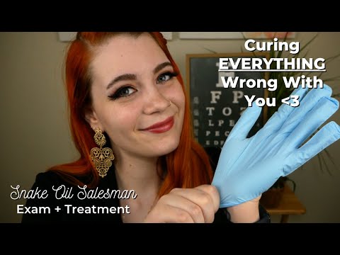 ASMR 💊 Curing EVERYTHING Wrong With You 💕 | Snake Oil Salesman | Soft Spoken RP